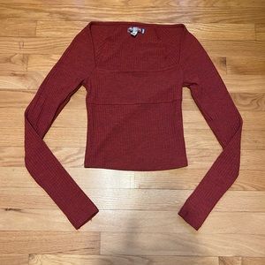 Urban Outfitters Long Sleeve Square Neck